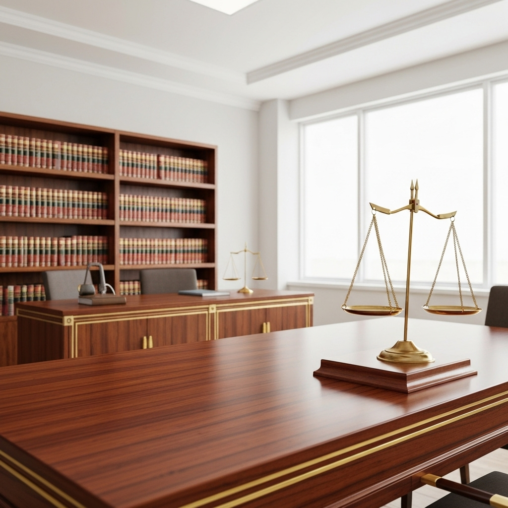 Professional law office interior